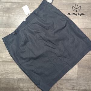 Halogen Striped Mini Skirt Size 16